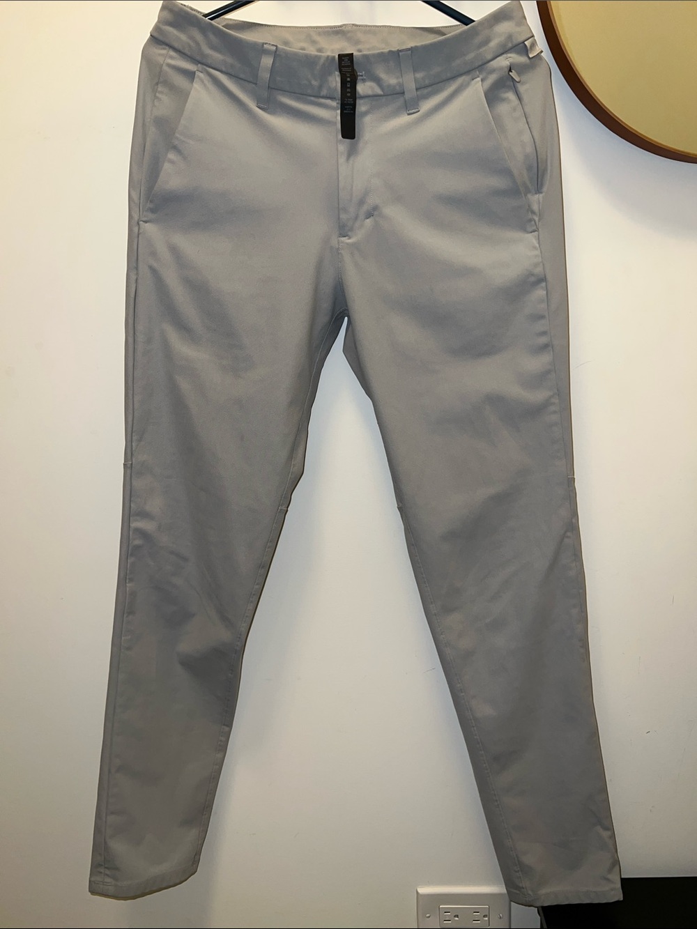 lululemon athletica Light Gray Slim Chinos